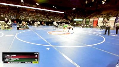 140 Class 1 lbs Champ. Round 1 - Molly Stanton, Mid-Buchanan vs Tori Stoner, Chillicothe