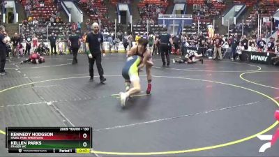 130 lbs Cons. Round 2 - Kennedy Hodgson, Hazel Park Wrestling vs Kellen Parks, Fraser WC