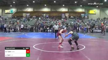 98 lbs Consi Of 16 #2 - Deegan Tyler, Spanish Springs Wrestling Club vs John "Lucas" Carr, K-ville Krush