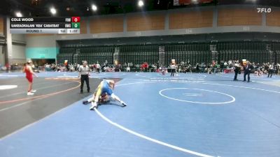 147-159 lbs Round 1 - Cole Wood, Fallon Outlaws WC vs Uakeaokalani `Kea` Cabatbat, Buckaroo Wrestling Club