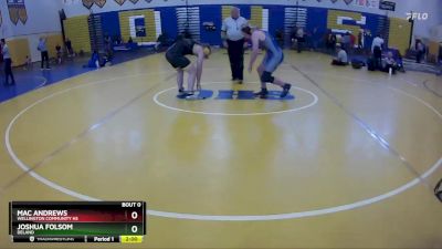 165 Gold Round 4 - Joshua Folsom, Deland vs Mac Andrews, Wellington Community Hs