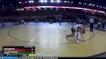 106 lbs Cons. Round 7 - Colt Brown, Lake Gibson vs Mason Persons, Columbus