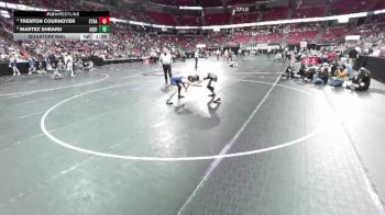 D3-120 lbs Quarterfinal - Trenton Cournoyer, Stratford vs Martez Sheard, Aquinas