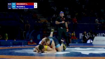 97 kg Quarterfinal - Arkyt Orozbekov, KGZ vs Aleksei Mileshin, RUS
