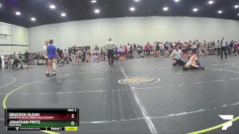 96 lbs Round 4 - Grayson Sloan, PALMETTO STATE WRESTLING ACADEMY vs Jonathan Pritz, Dogtown