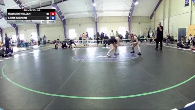 131 lbs Round 2 - Madison Wellen, D`Youville University vs Abbie Mozden, Mount Union University