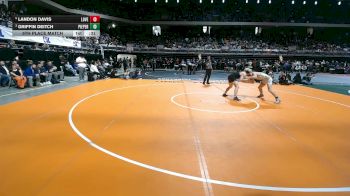 5A 144 lbs 5th Place Match - Landon Davis, Lucas Lovejoy vs Griffin Deitch, Comal Pieper