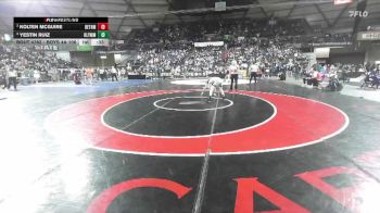 Boys 4A 106 lbs Cons. Semi - Yestin Ruiz, Olympia vs Kolten McGuire, Bethel