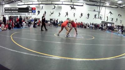 160B Cons. Round 2 - Aniyah Mciver, Deleware State University vs Haylie Briscoe, Deleware State University