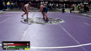 215 lbs Cons. Round 2 - Jake Meeuwsen, Scappoose vs Felix Ramirez, Caldera