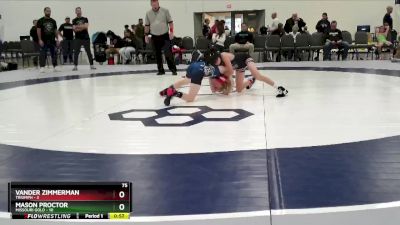 75 lbs Round 2 (6 Team) - Mason Proctor, Missouri Gold vs Vander Zimmerman, Triumph