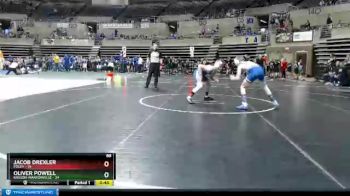 88 lbs Finals (8 Team) - Oliver Powell, Kasson-Mantorville vs Jacob Drexler, Foley