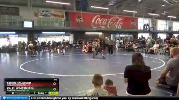 80 lbs Round 1 (10 Team) - Ethan Halstead, Alabama Elite Black&nbsp; vs Kalel Winesburgh, Alabama Elite Gold