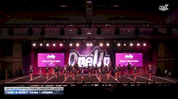 Twist & Shout Tulsa - Judges [2026 L3 Junior - Flex - Medium Day 2] 2026 One Up Grand Nationals