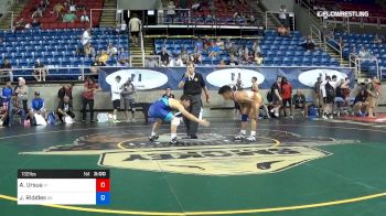 132 lbs Cons 64 #2 - Ansen Ursua, Hawaii vs Justin Riddles, Oklahoma