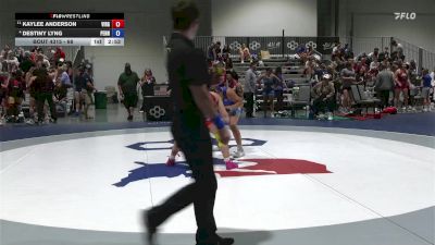 68 lbs Cons. Round 2 - Kaylee Anderson, Virginia vs Destiny Lyng, Pennsylvania