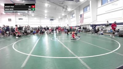 96 lbs Round Robin 1 - Wyatt Fox, The Asylum Red-HS vs Isiah Rice, Pheonix Wrestling-Red-HS