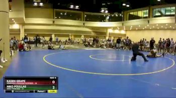160 lbs Semis & Wb (16 Team) - Kasen Grape, Nebraska Hawaiian Hammers vs Niko Poullas, Ohio Titan Red