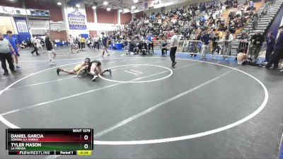 126 lbs Cons. Round 6 - Daniel Garcia, Sonora (La Habra) vs Tyler Mason, La Mirada