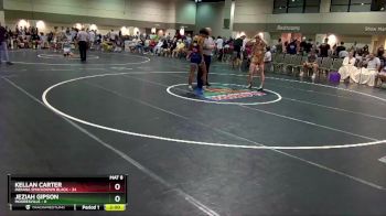 132 lbs Round 1 (16 Team) - Kellan Carter, Indiana Smackdown Black vs Jeziah Gipson, Mooresville