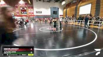 102-112 lbs Quarterfinal - Sawyer Arnhold, Riverton Middle School vs Autumn Lewis, Greybull MS