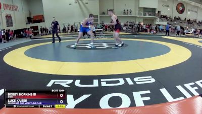 165 lbs Semifinal - Bobby Hopkins Iii, Ohio vs Luke Kaiser, Southeast Ohio Wrestling Club