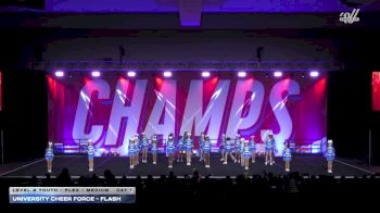 University Cheer Force - Flash [2025 L2 Youth - Flex - Medium Day 1] 2025 CHAMPS Grand Nationals