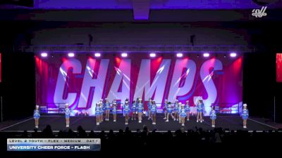 University Cheer Force - Flash [2025 L2 Youth - Flex - Medium Day 1] 2025 CHAMPS Grand Nationals