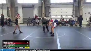 92 lbs Round 1 (4 Team) - Luke Gorski, Junior Terps Xtreme vs Sal Borrometi, Scorpions