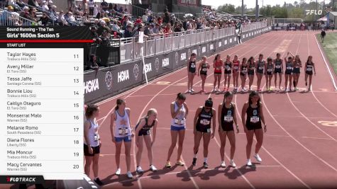 High School Girls' 1600m, Prelims 1