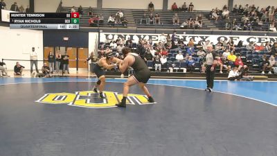 285 lbs Quarterfinal - Ryan Nichols, Central Oklahoma vs Hunter Tennison, Drury