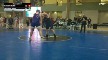 285 lbs Daylon Adams, Scottsbluff vs Waylond Hicks, Butte