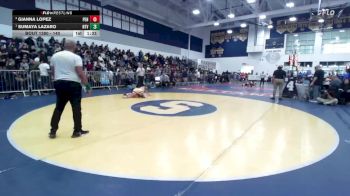 140 lbs 1st Place Match - Sumaya Lazaro, Northview vs Gianna Lopez, Peninsula