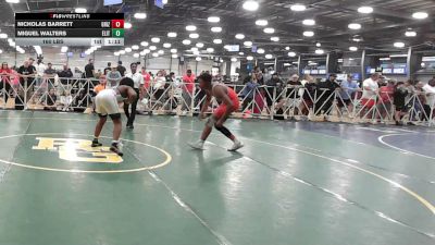 160 lbs Rr Rnd 1 - Nicholas Barrett, Grizzly Wrestling Club - HSB vs Miguel Walters, ELITE NJ BLACK - HSB