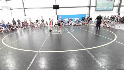 32 kg Semifinal - Elle Young, Michigan Rev Girls Blue vs Aubrey Kokinda, Mat Assassins Girls