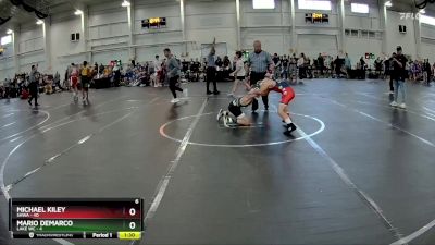 80 lbs Round 5 (10 Team) - Michael Kiley, SHWA vs Mario Demarco, Lake WC