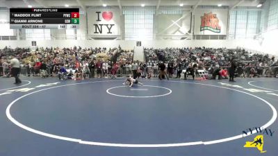 47 lbs Champ. Round 1 - Maddox Flint, Perry Youth Wrestling Club vs Gianni Arnone, Greece Storm Wrestling