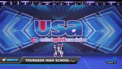 Youngker High School - High School Spirit Nationals [2022 HS Group Stunt Intermediate - All Female Youngker High School] 2022 USA Nationals: Spirit/College/Junior