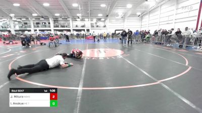 100 lbs Round Of 32 - Julian Mitura, Mayo Quanchi WC vs Isaak Anokye, ME Trappers WC