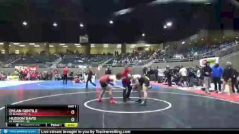 195 lbs Round 3 (4 Team) - Hudson Davis, 6A Newberg vs Dylan Gentile, 6A Clackamas