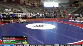 6 lbs Cons. Round 2 - Braydon Fowler, Heritage vs Cameron Howard, Fayetteville High