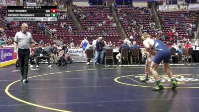 139 lbs Quarterfinal - Trey Wagner, Northampton Area vs Patrick Woloshyn, Council Rock South