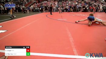 52-57 lbs Quarterfinal - Emersyn Edge, Piedmont vs Avery Murray, El Reno Wrestling Club