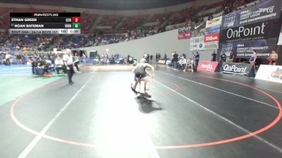 2A/1A Boys 157 Quarterfinal - Noah Bateman, Vernonia Boys vs Ethan Green, Illinois Valley Boys