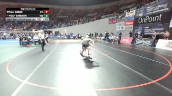 2A/1A Boys 157 Quarterfinal - Noah Bateman, Vernonia Boys vs Ethan Green, Illinois Valley Boys