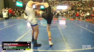 AA - 126 lbs Cons. Round 3 - Tristan Blomquist, Billings West vs Devin Grossman, Billings Skyview