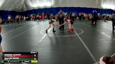 80 lbs Round 3 (6 Team) - Howard Jackson, CP Wrestling vs Brayden Erwin, FORGE