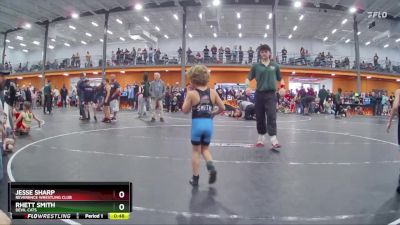 50 lbs Quarterfinal - Rhett Smith, Devil Cats vs Jesse Sharp, Reverence Wrestling Club