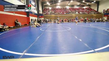 144 lbs Consolation - Jackson Vasquez, Pryor Tigers Wrestling vs Tanner Barlow, Mcalester HS