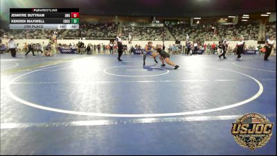 160 lbs 5th Place - Jenntre Buttram, Shelton Wrestling Academy vs Kenden Maxwell, Choctaw Ironman Youth Wrestling